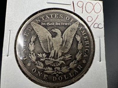 1900 O / CC $1 Morgan Silver Dollar Coin Choice Fine Circ SK#1A