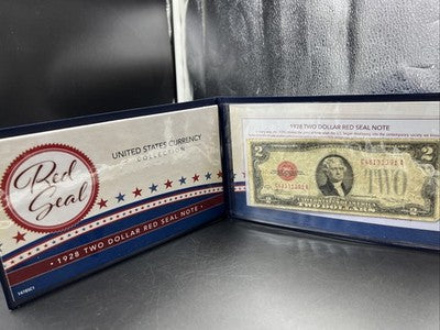 1928 D $2 Two Dollar USN United States Note Red Seal VG Circ #91