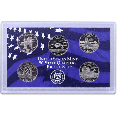 2001 S 5-Piece Quarter Proof Set