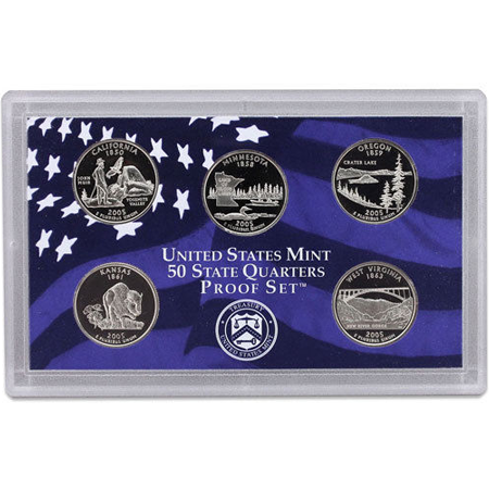 2005 S 5-Piece Quarter Proof Set