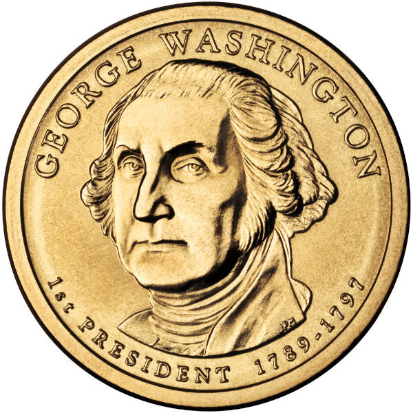 2007 P $1 Washington 25-Coin Roll Presidential Dollar