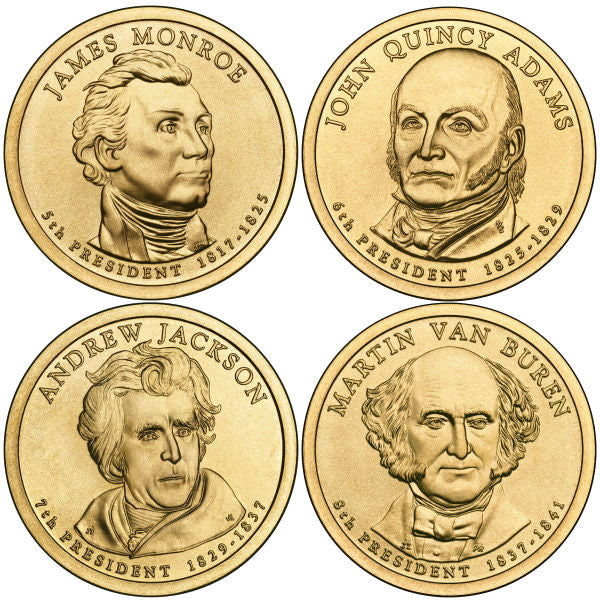 2008P $1 Presidential 4-Coin Set