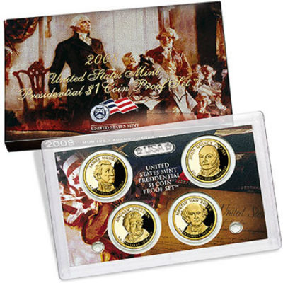 2008S 4-Piece Presidential Proof Set