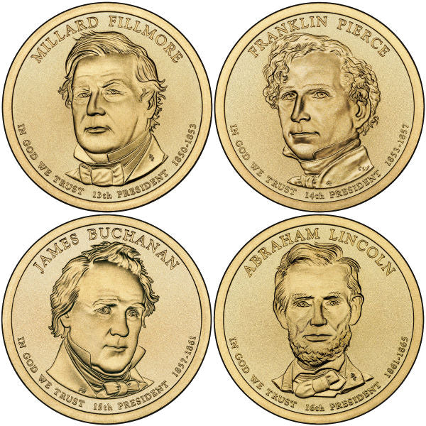 2010P $1 Presidential 4-Coin Set