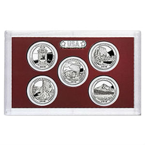 2010S 5-Piece Quarter Silver Proof Set