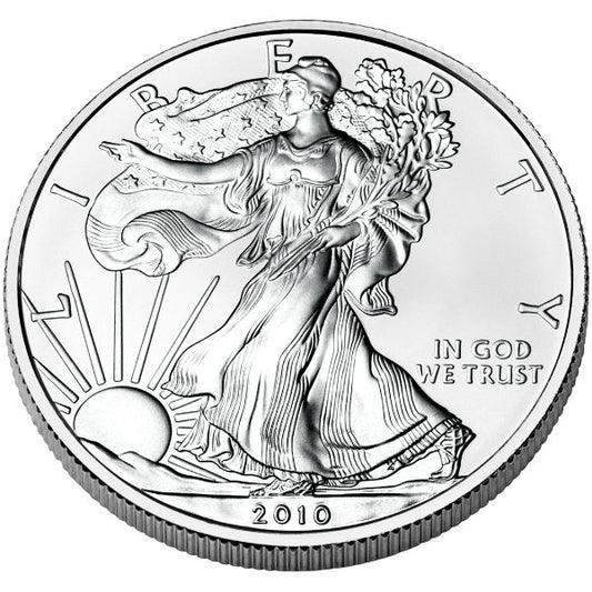 2010 $1 Silver Eagle ASE American BU UNC Business Strike