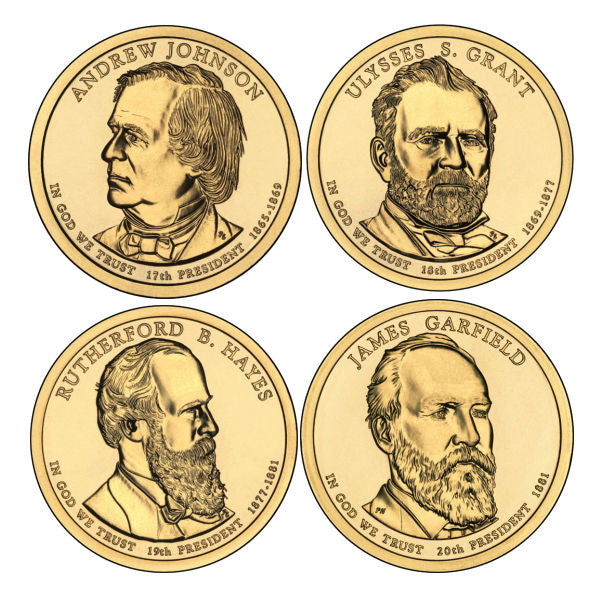 2011P $1 Presidential 4-Coin Set