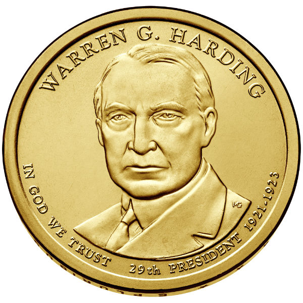 2014P $1 Harding