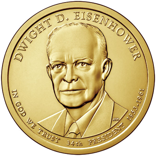 2015P $1 Eisenhower