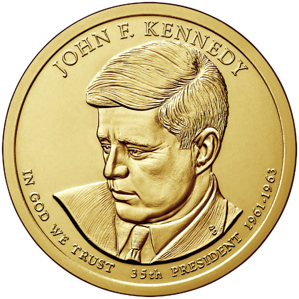 2015P $1 Kennedy
