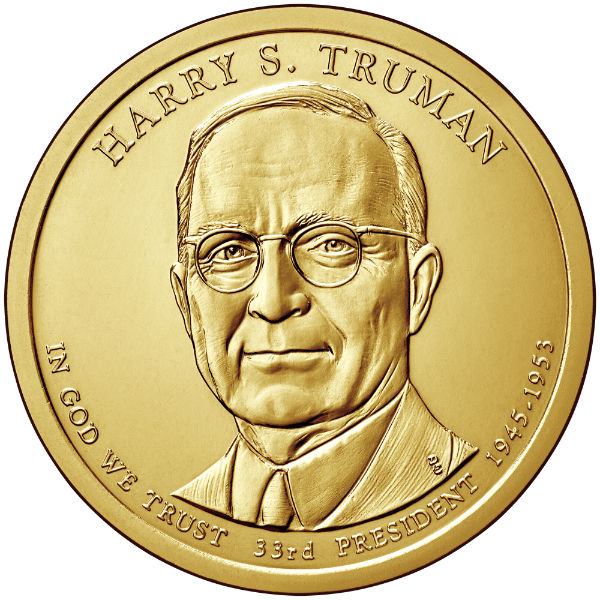 2015P $1 Truman