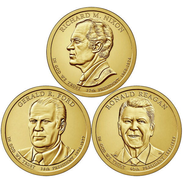 2016P $1 Presidential 3-Coin Set