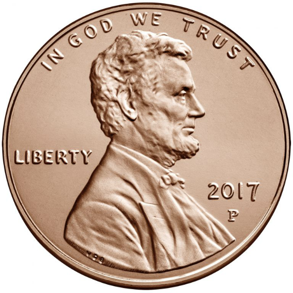 2017 P 1C Lincoln Shield Cent Penny Single Coin BU