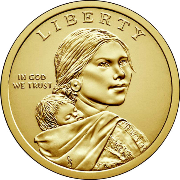 2019 P $1 Native American (Space Program) Golden Dollar Single Coin BU