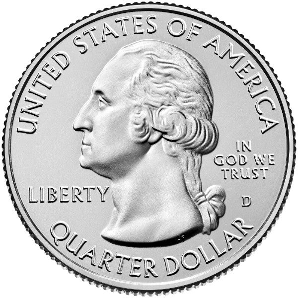 2019 D Lowell National Historical Park (Massachusetts ) 40-Coin Roll ATB America The Beautiful Quarter Coin BU