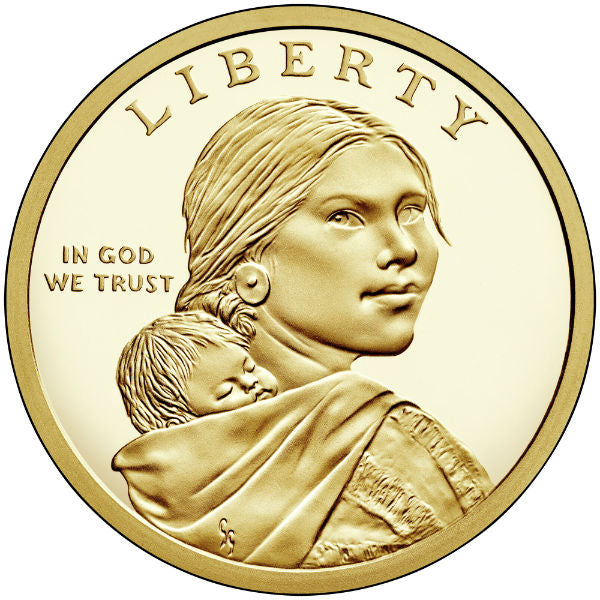 2018 S $1 Native American (Jim Thorpe) Proof Golden Dollar Single Coin