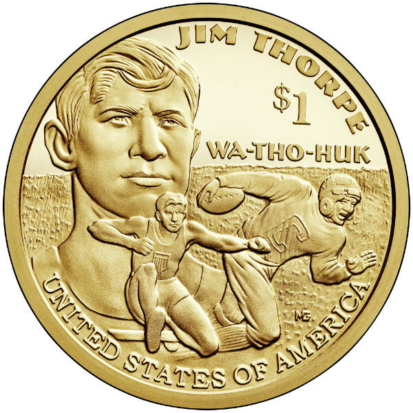 2018 $1 Coin (Jim Thorpe)