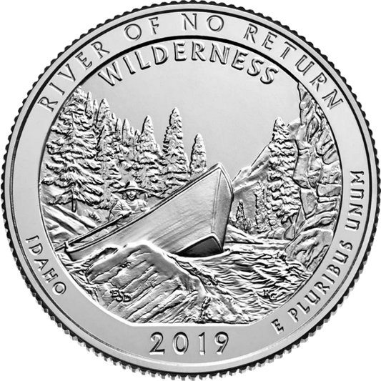 2019 P Frank Church River of No Return Wilderness (Idaho) ATB America The Beautiful Single Coin BU