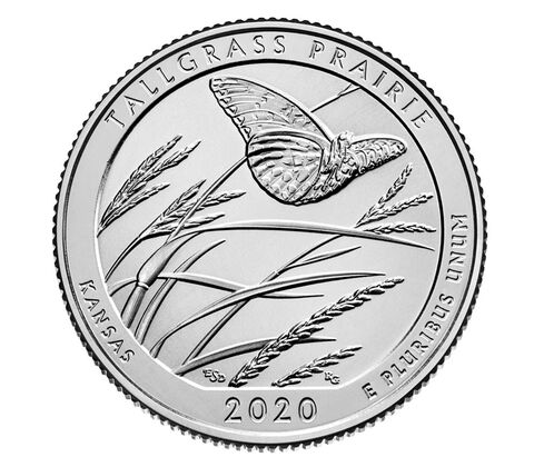 2020 P Tallgrass Prairie National Preserve ATB America The Beautiful Single Coin BU