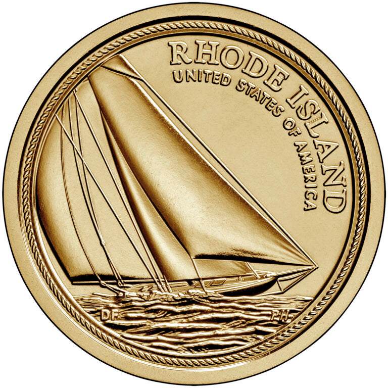 2022 D American Innovation $1 Golden Dollar Single Coin – Rhode Island