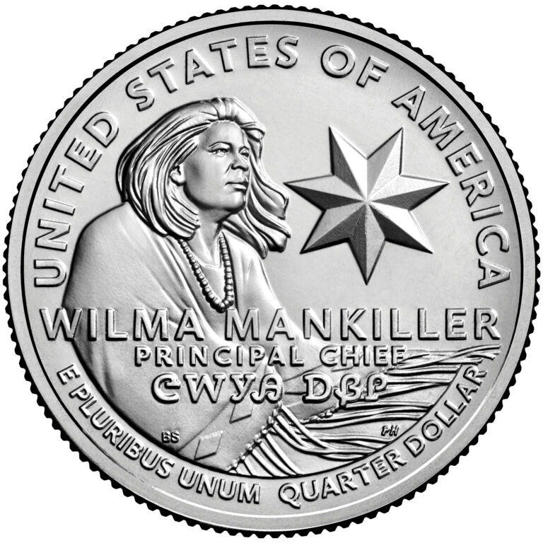 2022 P 25c American Women Quarter Wilma Mankiller Single Coin BU UNC Uncirculated