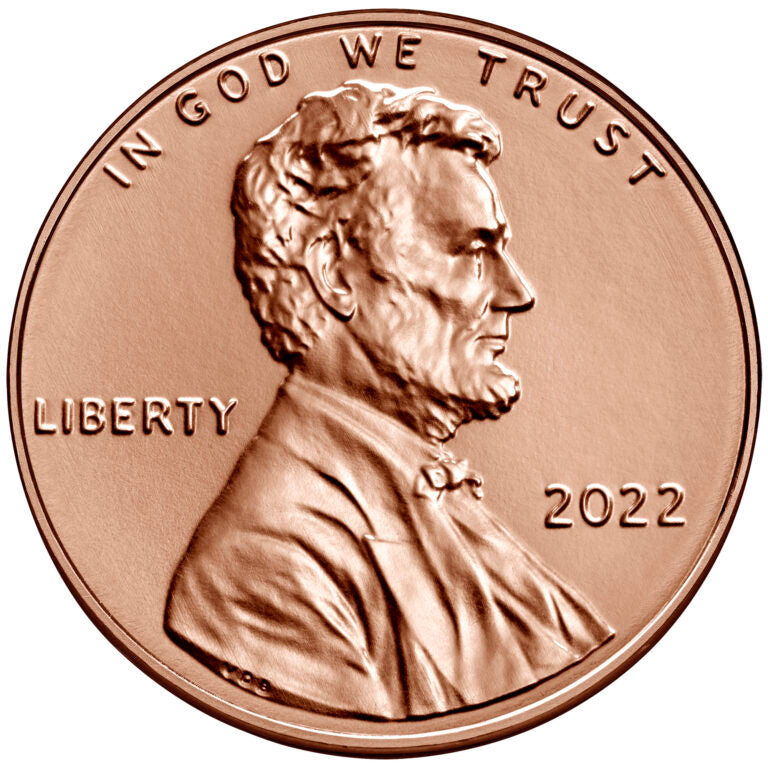 2022 P 1C Lincoln Shield Cent Penny Single Coin BU