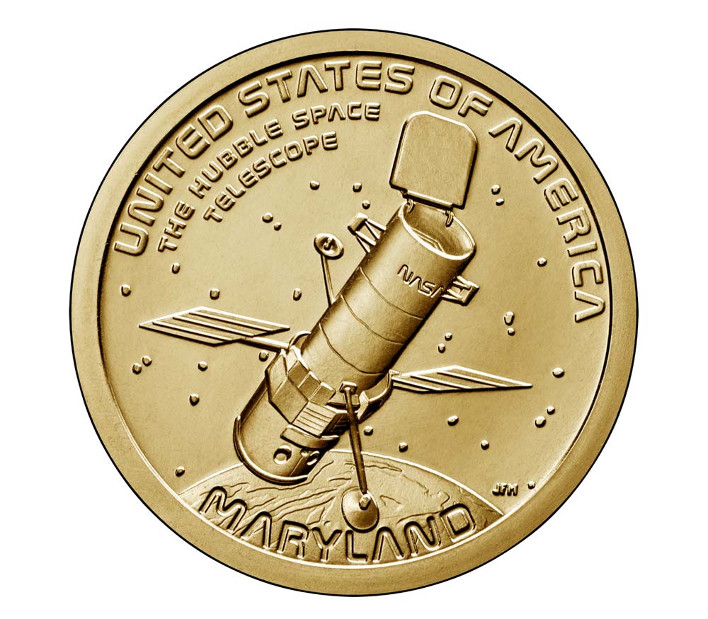 2020 D $1 American Innovation Dollar Maryland Golden Dollar Single Coin BU