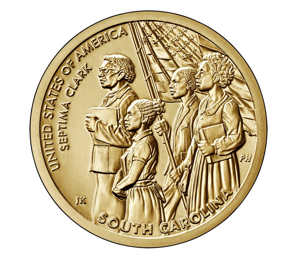 2020 P $1 American Innovation Dollar South Carolina Golden Dollar Single Coin BU