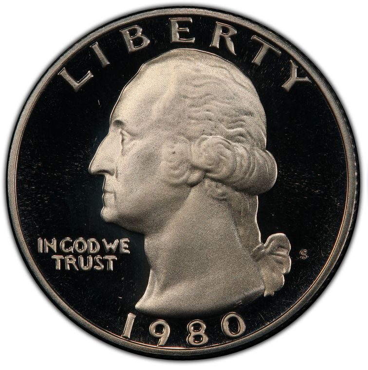 1980 S 25C Washington Clad Quarter Proof Coin
