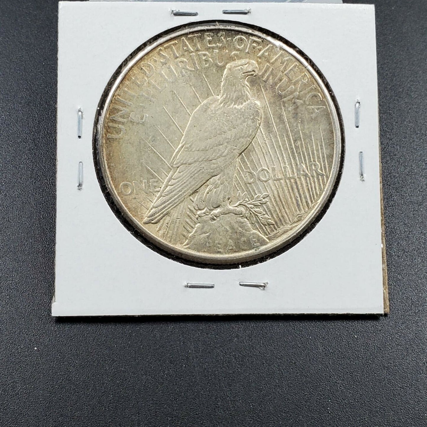 1925 P Peace 90% Silver Eagle Dollar Coin AU About UNC Circulated Neat Toning
