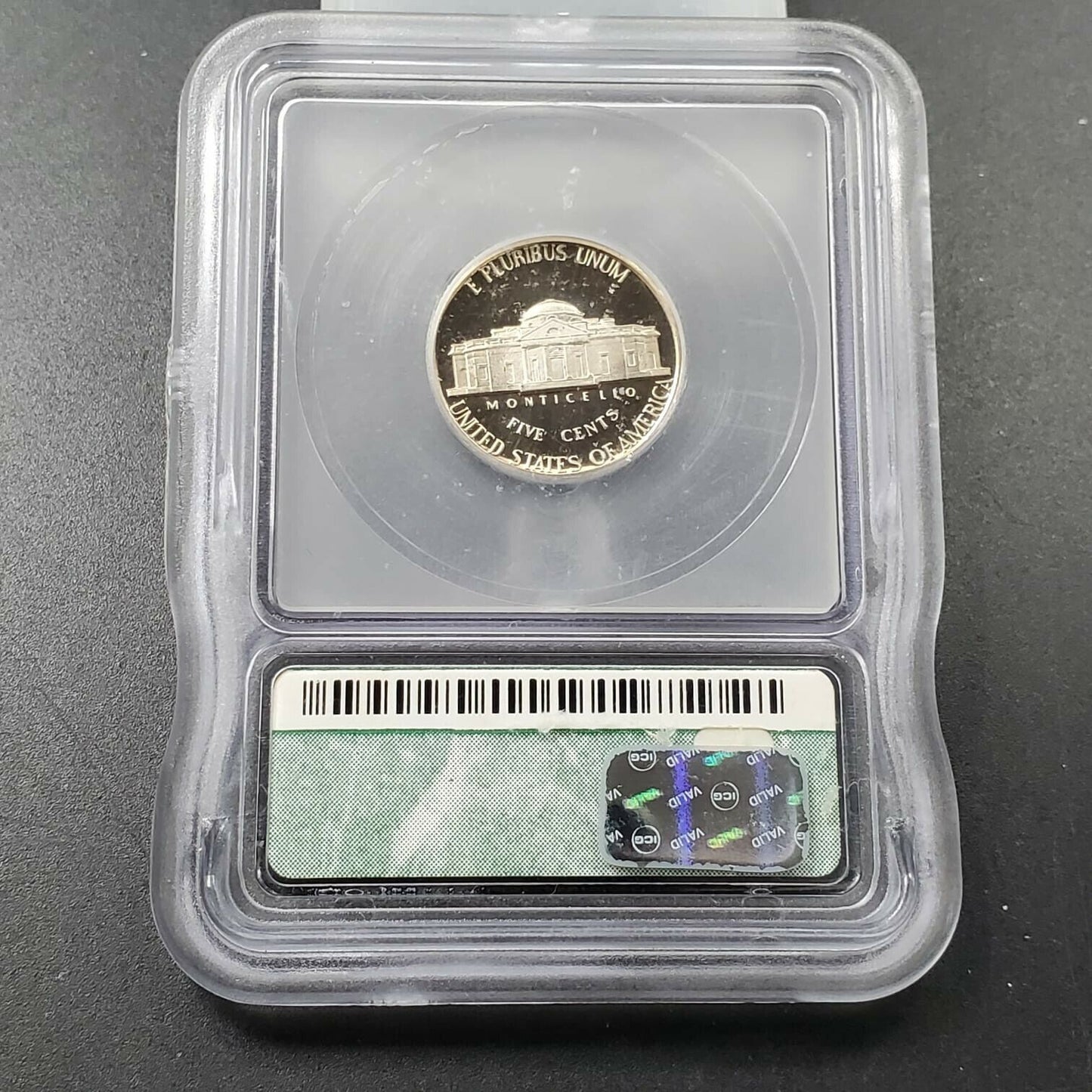 1981 Type 1 S Proof Jefferson Nickel Coin ICG PR70 DCAM Deep Cameo Variety