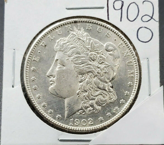 1902 O $1 Morgan Silver Eagle Dollar Coin Choice BU Uncirculated Some Toning