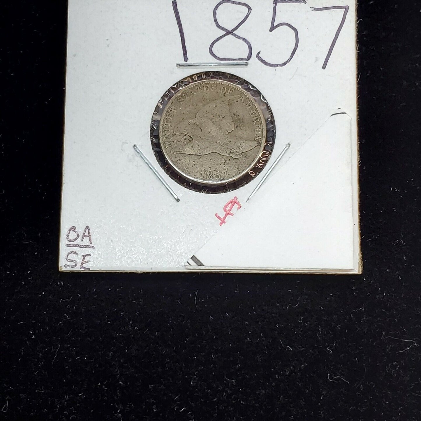 1857 Flying Eagle Cent Penny Coin Decent Circulated Condition Pre Civil War Era