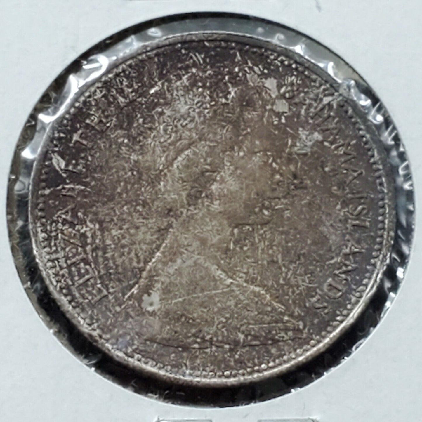 1966 BAHAMAS FIFTY 50 CENTS SILVER UNC GORGEOUS DEEP COLOR TONED CHOICE BU