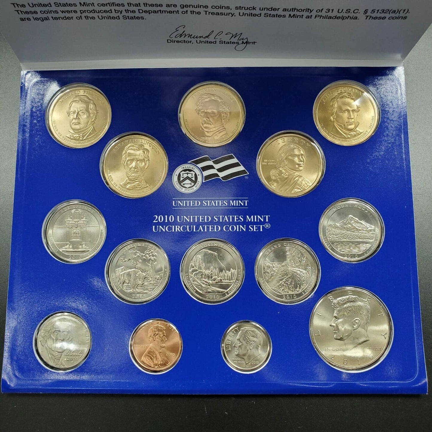 2010 US Mint Uncirculated Set OGP COA RobinsonsCoinTown Combined Ship Discounts
