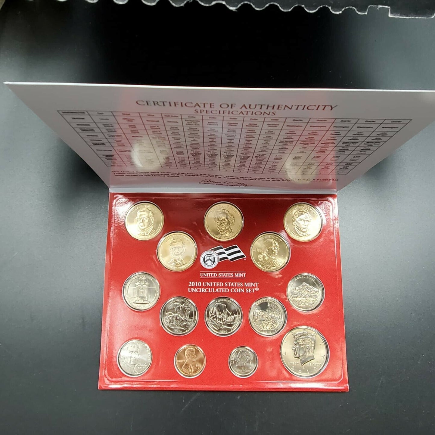 2010 US Mint Uncirculated Set OGP COA RobinsonsCoinTown Combined Ship Discounts