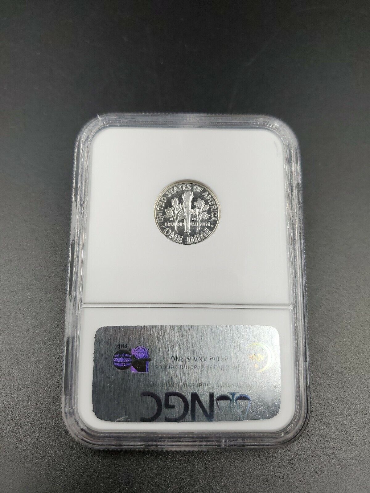 1963 P Roosevelt Silver Dime Coin PF68 Cameo W White designation ANA holder Proo
