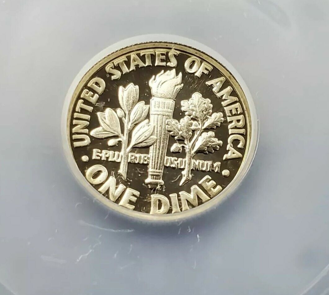 1981 S Roosevelt 10c Proof Clad Dime Coin Type 1 Variety ICG PR70 DCAM