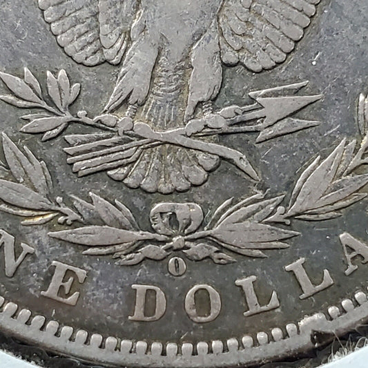 1888 O $1 Morgan Silver Eagle Dollar Coin VAM 2 Oval O Choice VF Very Fine Circ