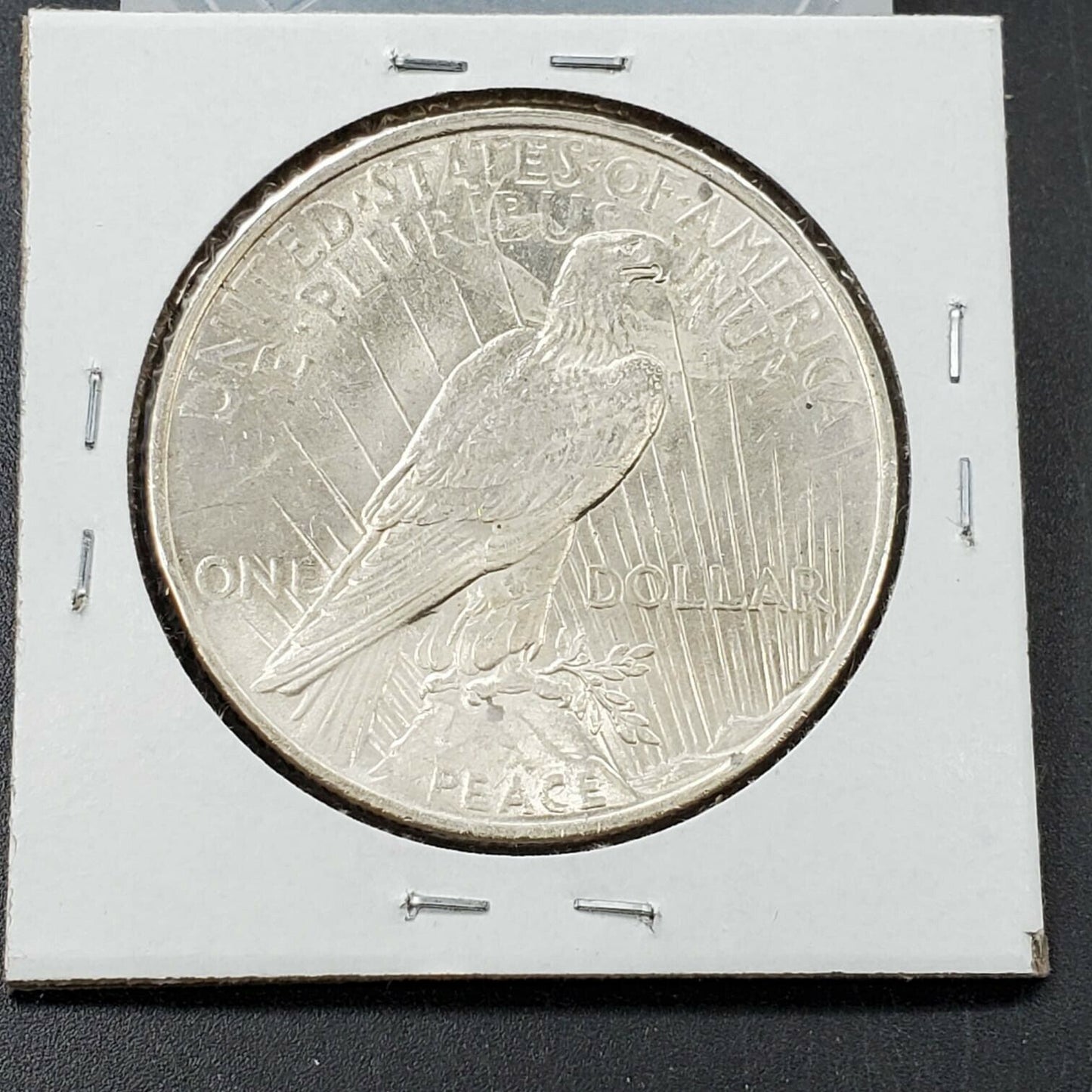 1923 P Peace 90% Silver Eagle Dollar Coin Flashy AVG BU Uncirculated