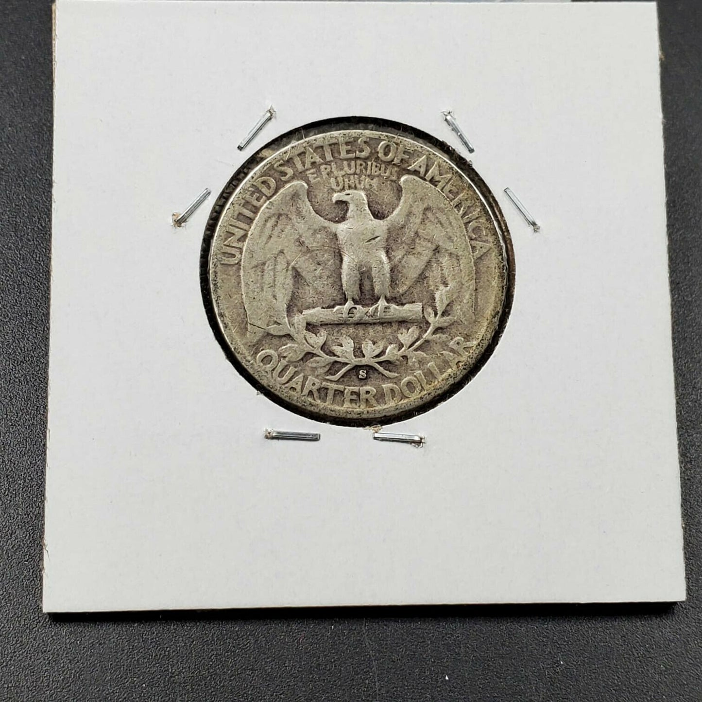 1943 S Washington Silver Quarter Coin Circulated Neat Toning San Francisco