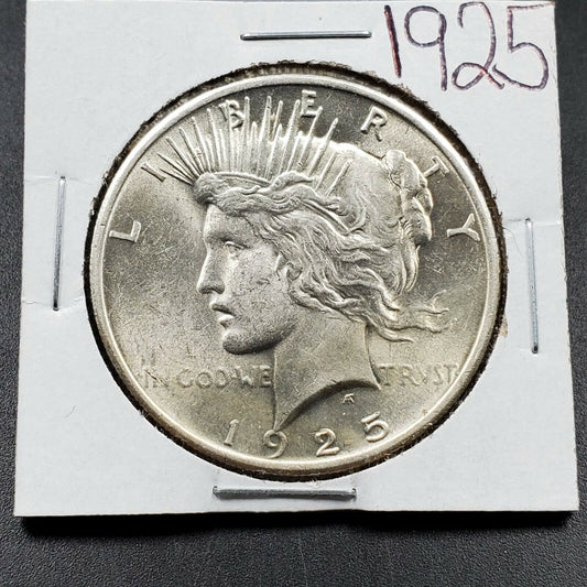1925 P Peace Silver Eagle Dollar Coin Choice BU Uncirculated Philadelphia
