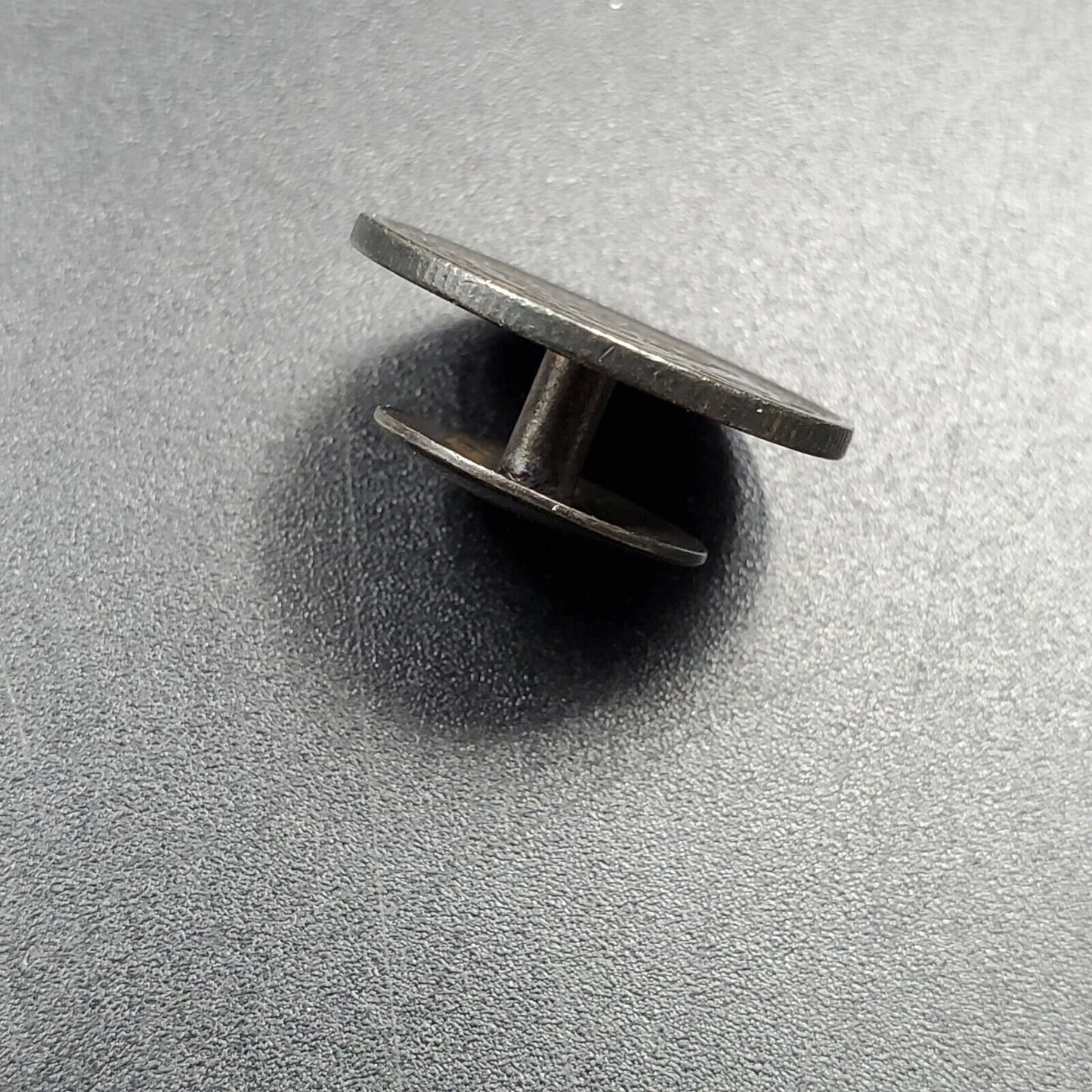 1857 Seated Liberty 10c Silver Dime Coin Turned into a Cuff Link