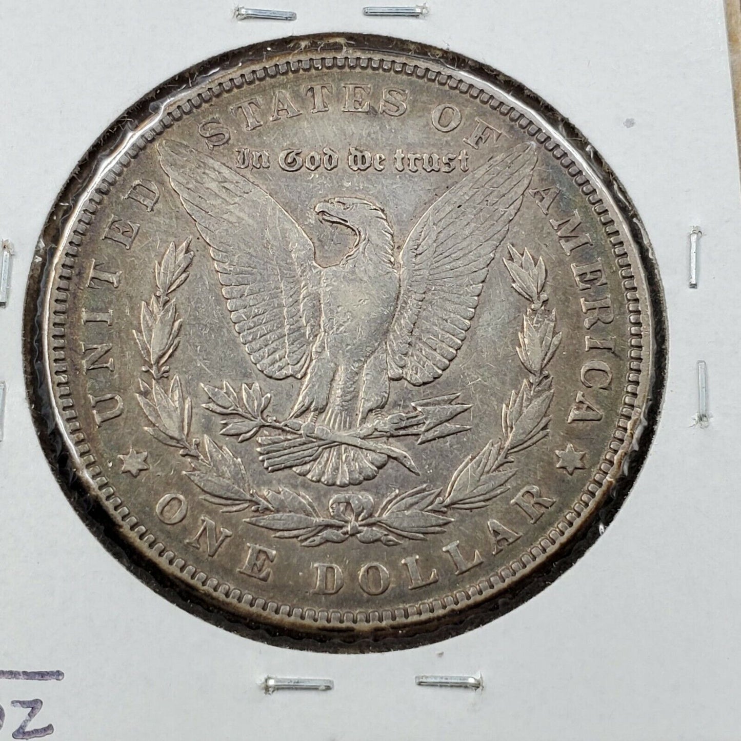 1887 P $1 Morgan Silver Eagle Dollar Coin VF Very Fine Circulated Nice Toning