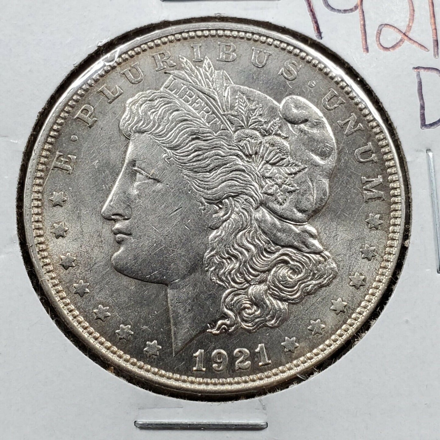 1921 D $1 Morgan Silver Dollar Coin AVG BU Uncirculated 100 Years Anniversary