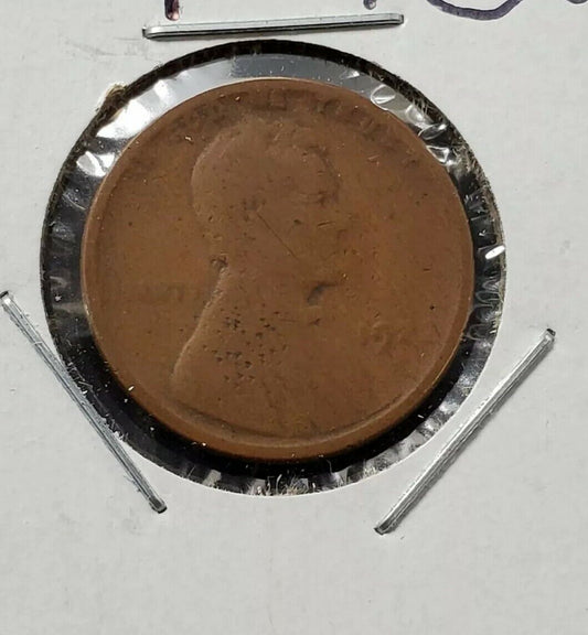 1922 D 1c Lincoln Wheat Cent Penny Coin AG About Good Circulated