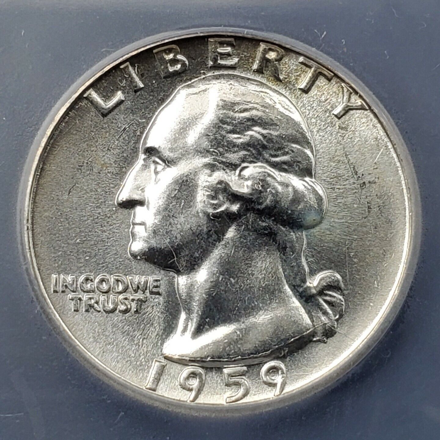 1959 P Washington Silver Quarter Coin ICG MS67 Gem BU Uncirculated No Toning