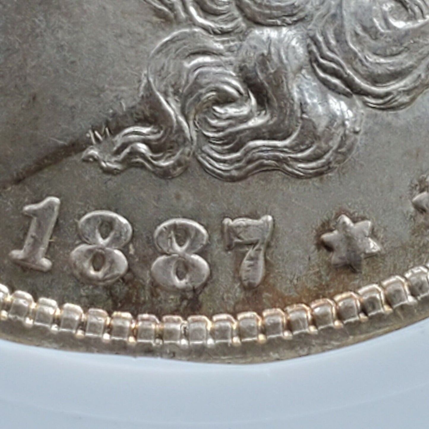 1887 P Morgan Silver Dollar Variety Coin ANACS MS64 VAM-19 MPD-001 R5 Vam