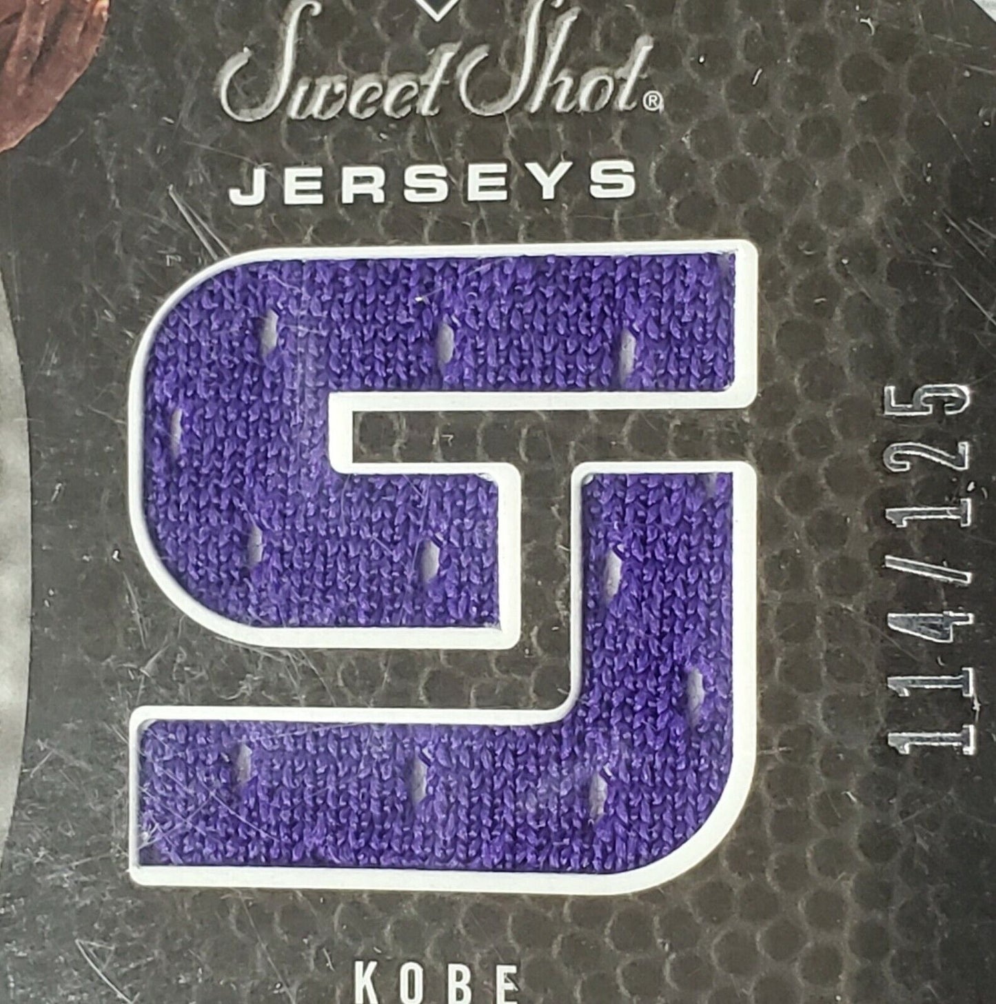 Kobe Bryant 2005 Upper Deck Sweet Shot REAL GAME JERSEY PIECE CARD 114/125 RARE