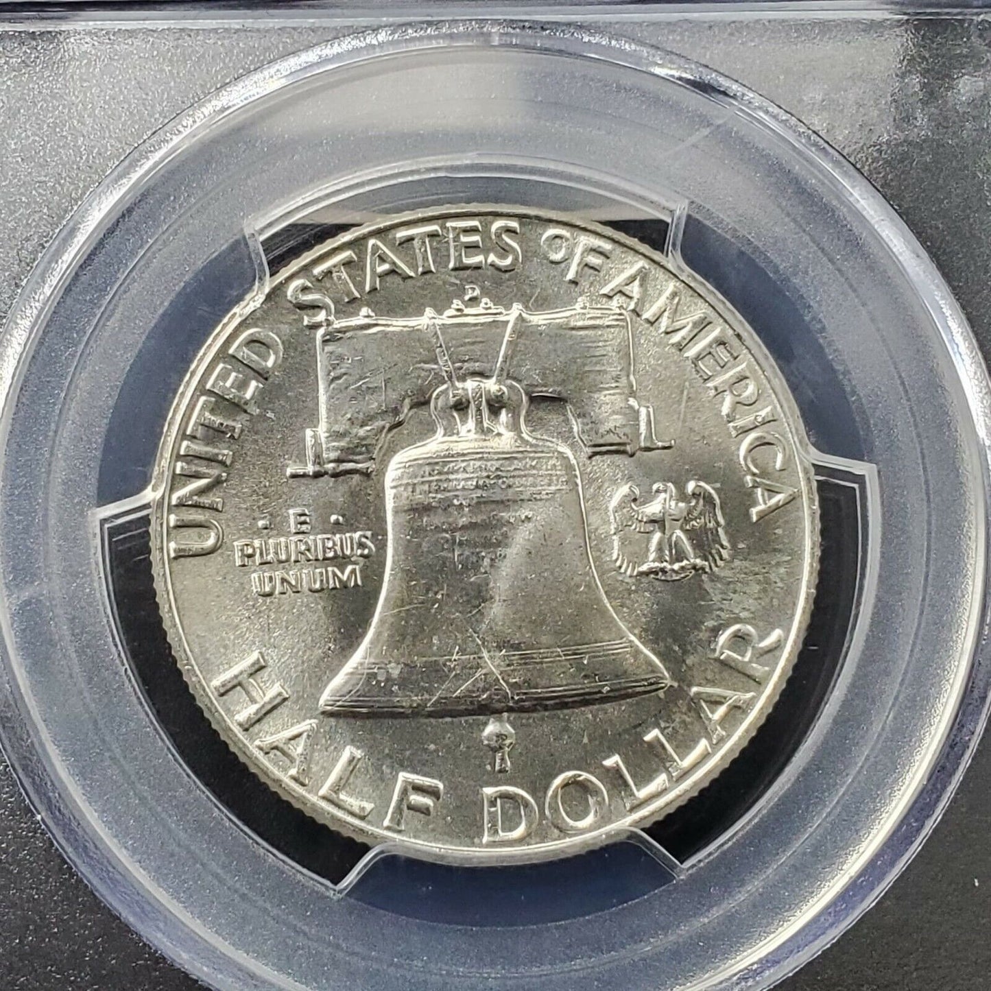 1963 D Franklin Silver Half Dollar Coin PCGS MS64 CH BU Last Year of Type